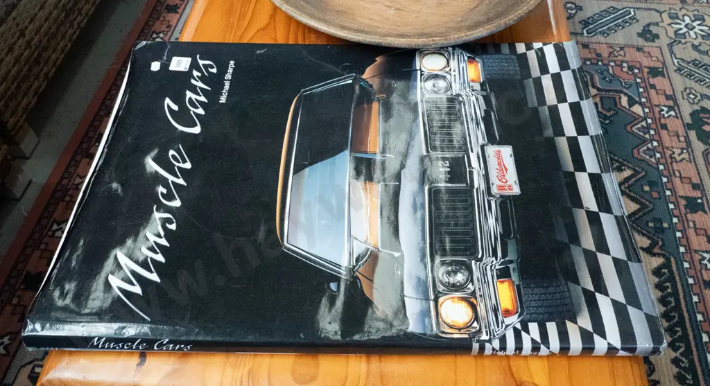 large hard-cover coffee table book - Muscle Cars Image 1++