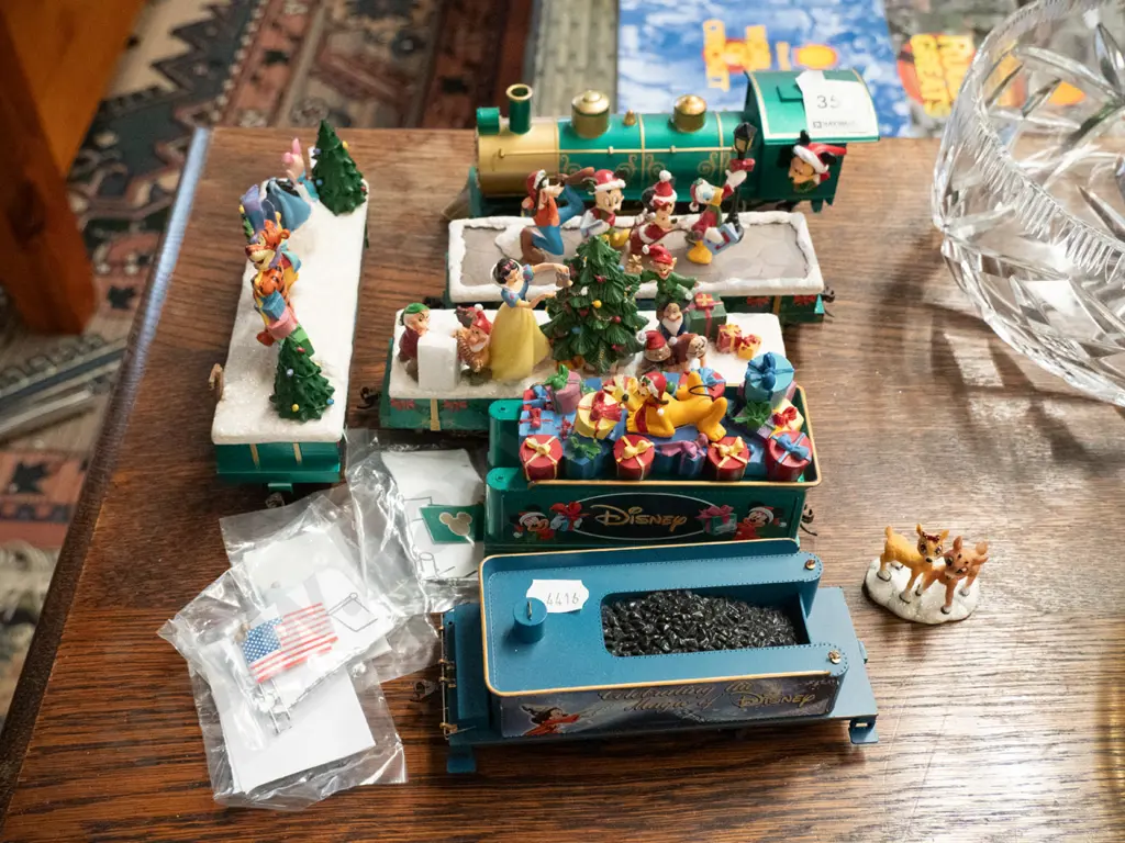 Disney themed Christmas train ornaments Image 1++