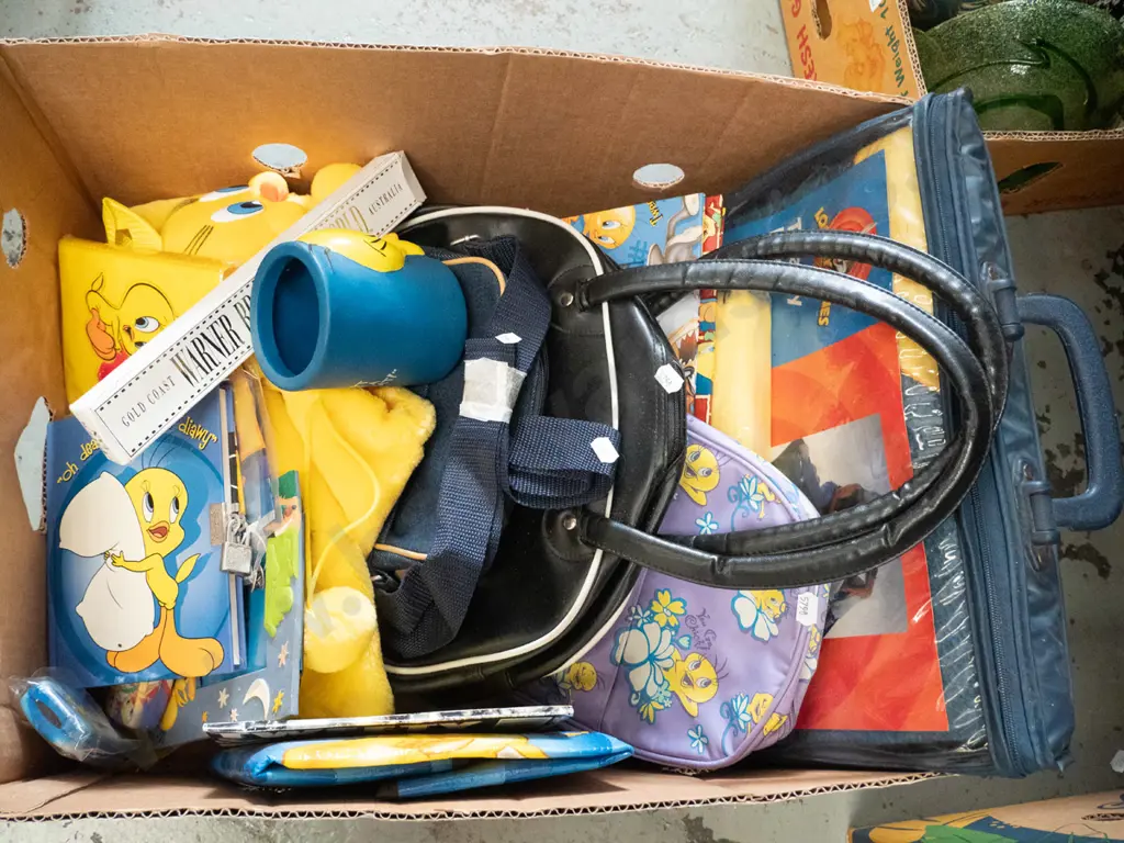 box of Tweetie Bird collectables Image 1++
