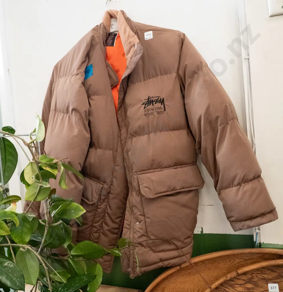 Stussy ladies size 6 jacket (large sizing - more of a medium) Image 1++