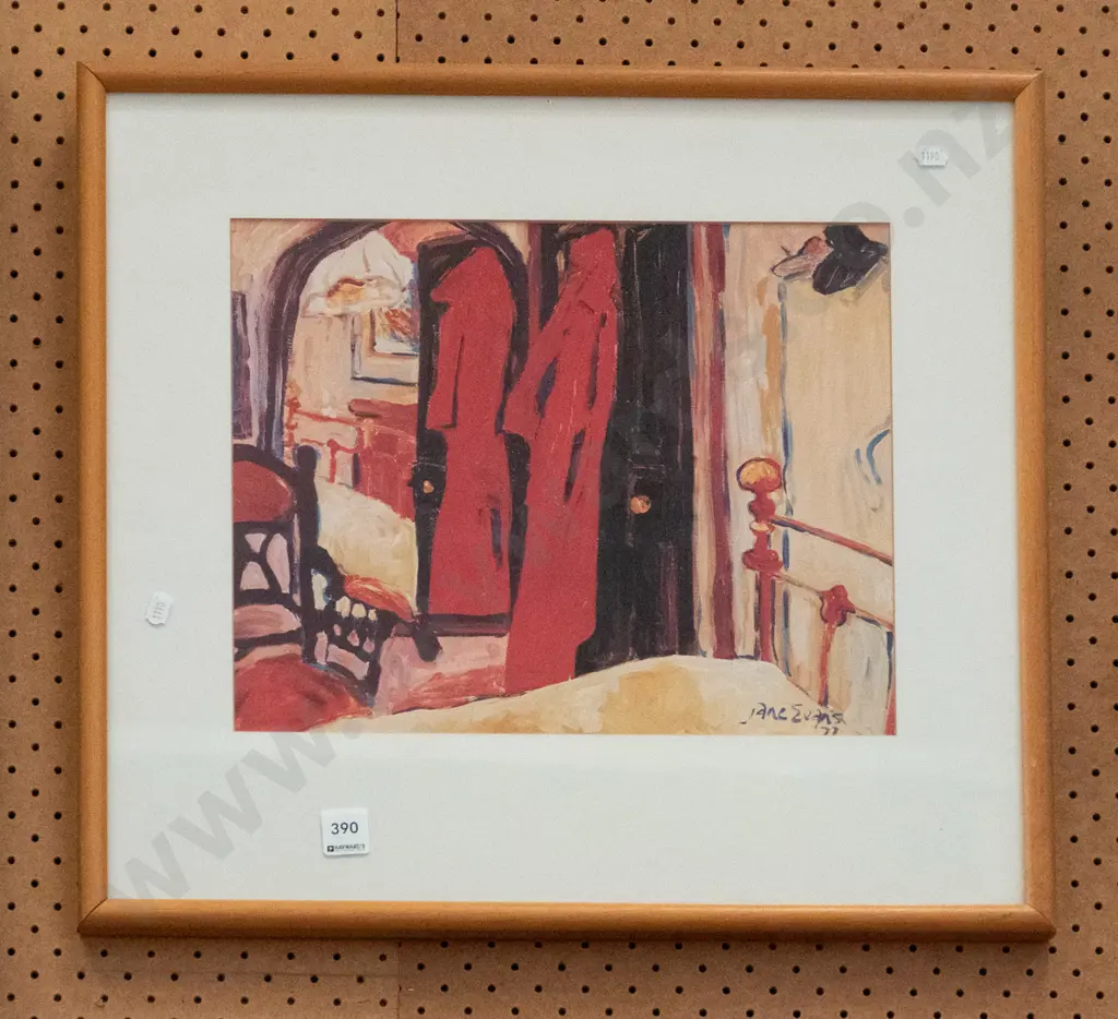 framed Jan Evans print Image 1++