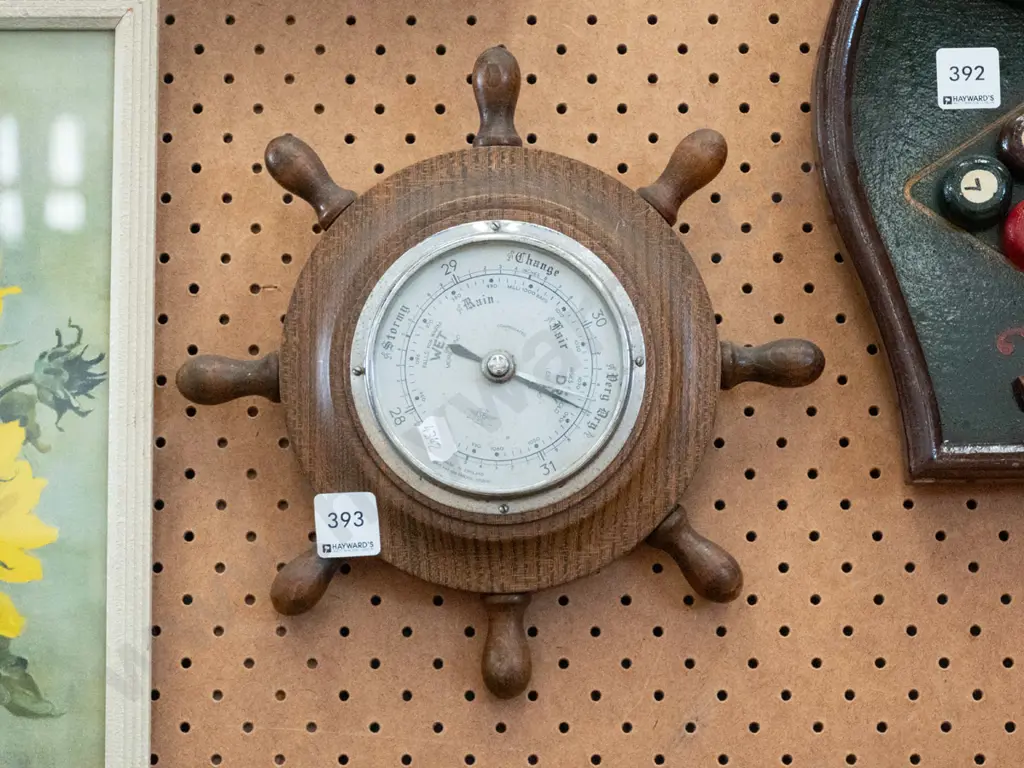 ships wheel barometer Image 1++