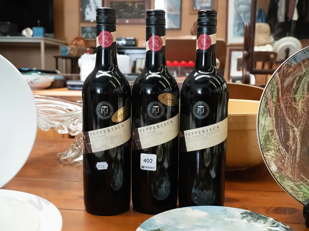 3 bottles of Pepperjack Australian red wine Image 1++