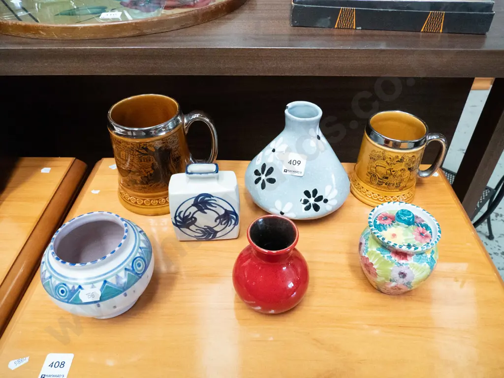 beer mugs, vases, honey pot etc Image 1++