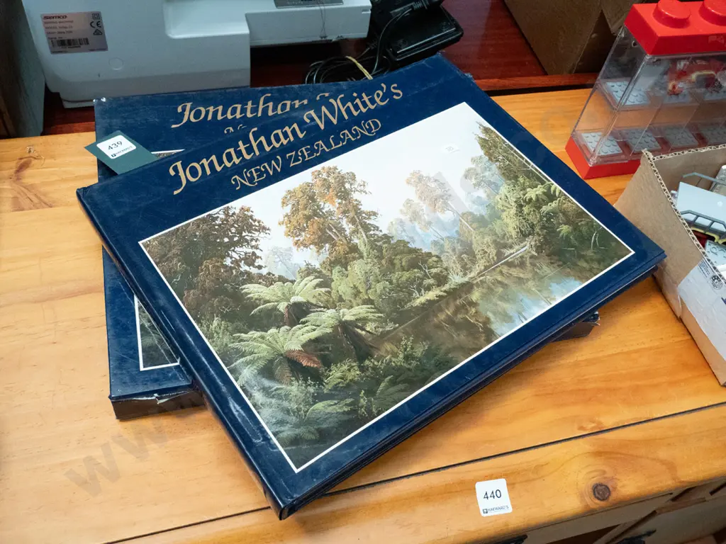 slip cased book; Jonathan White's New Zealand Image 1++