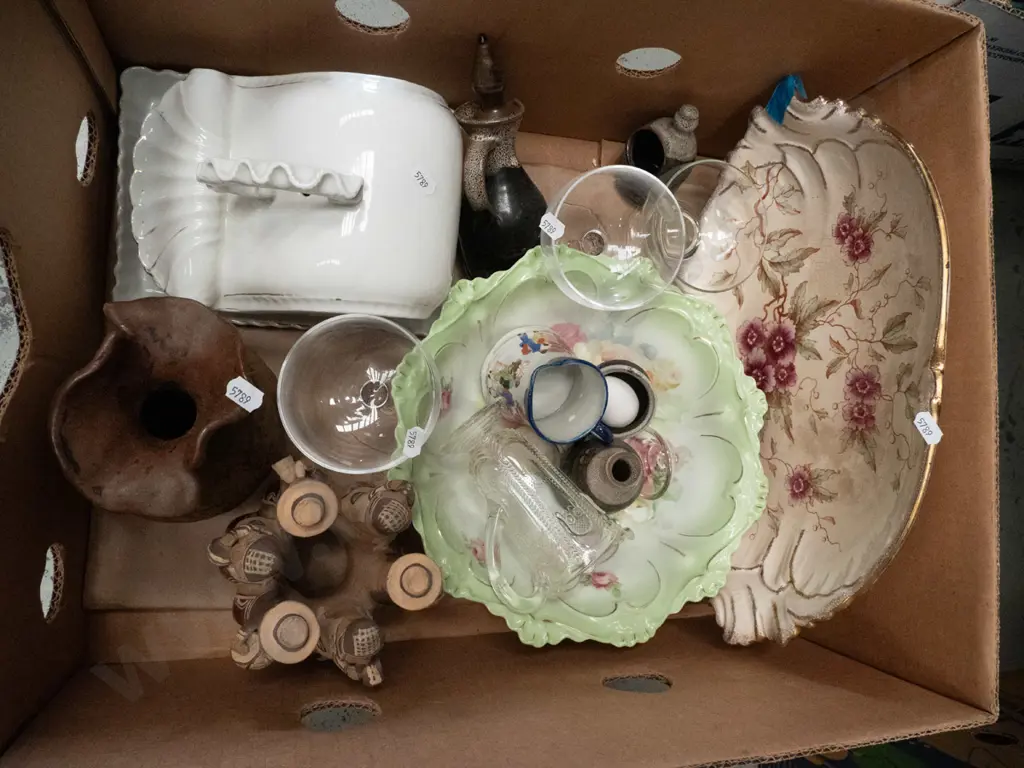 box; ornate bowls, dishes, cheese dish, vases etc Image 1++