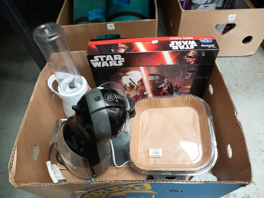 box; blender, puzzle, Nespresso machine etc Image 1++