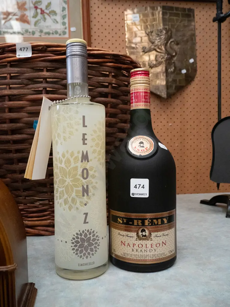 bottle of Limoncello, Napolean brandy Image 1++