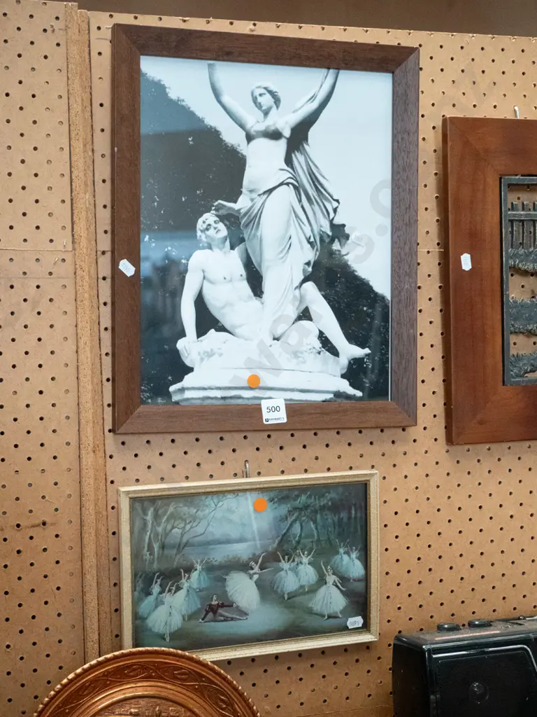 framed photo print - classical statues, framed ballerina print Image 1++
