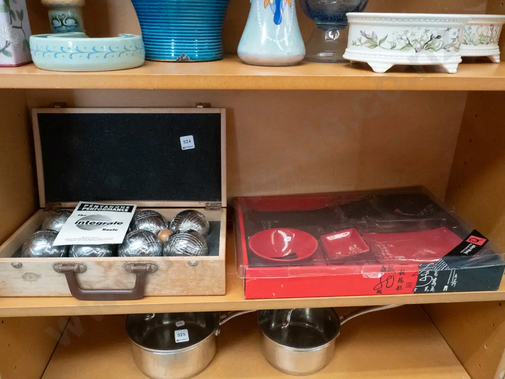 pentanque set, Japanese presentation sushi set Image 1++