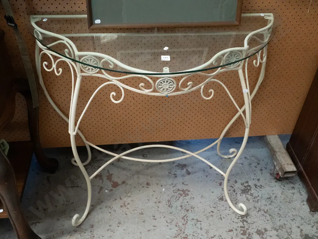 wrought metal hall table Image 1++