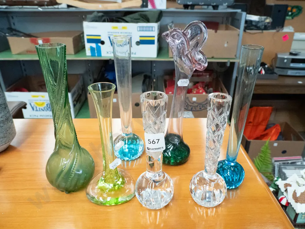 glass bud vases Tallest H-230 Image 1++