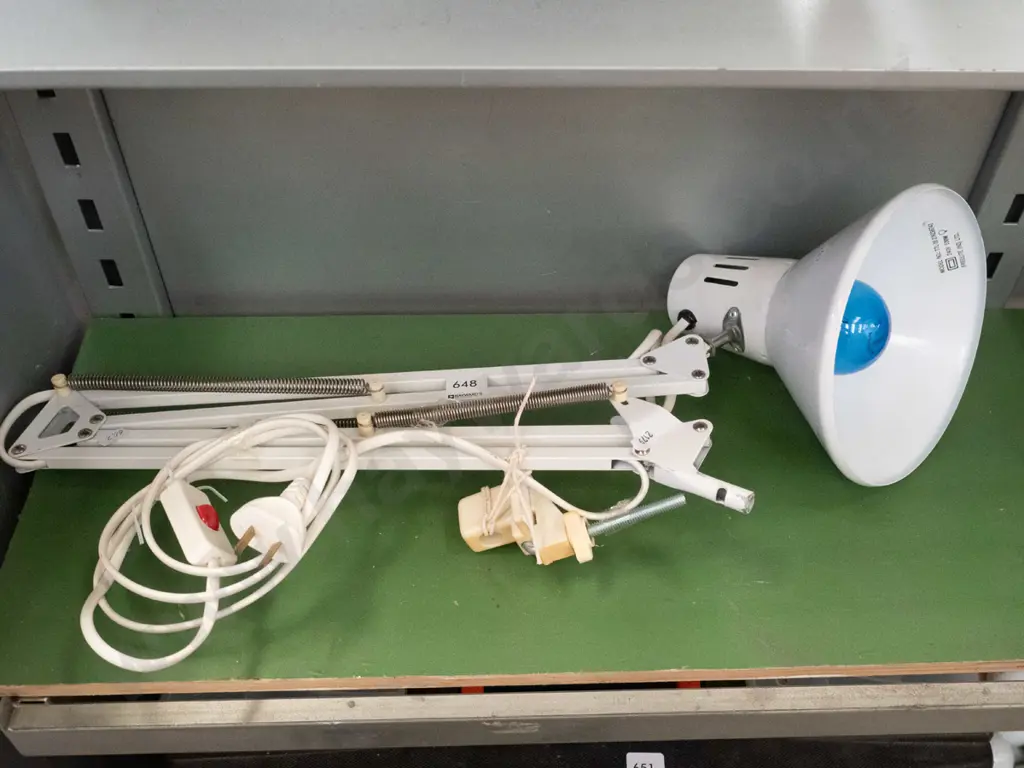 anglepoise clamp mounted lamp Image 1++