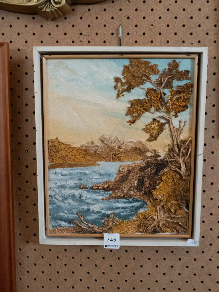 3D bark picture - coastal scene Image 1++