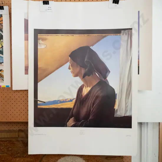 3x unframed Grahame Sydney poster prints - slight fading