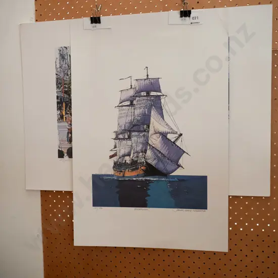 2x unframed James Ward Newman ltd edition prints