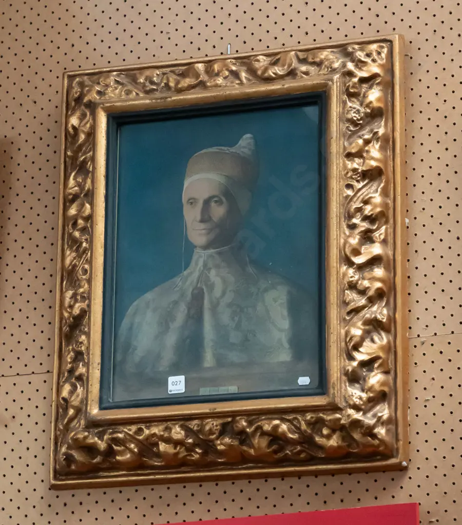 gilt framed print -male portrait Image 1++