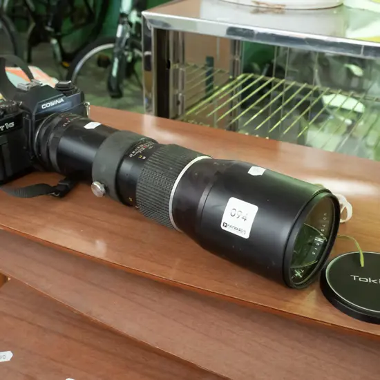 Cosina CT1G 35mm camera and very long lens