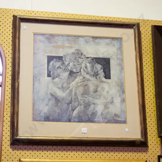 framed classical print