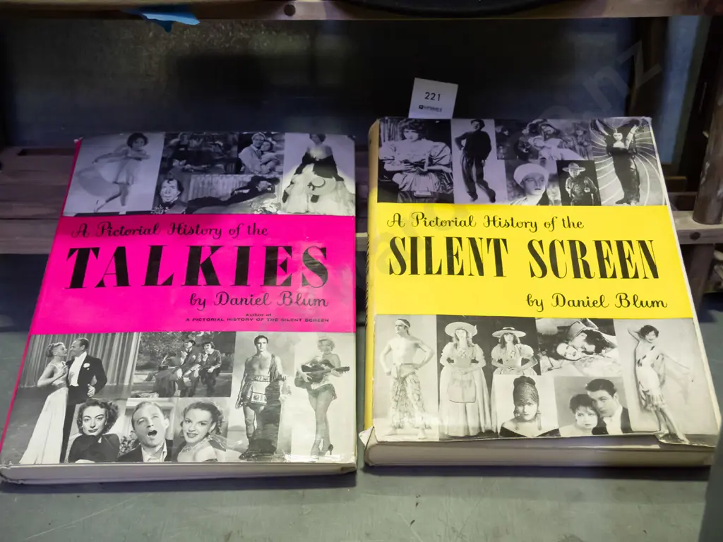 2x vintage silent movies, 2x movie history books Image 1++