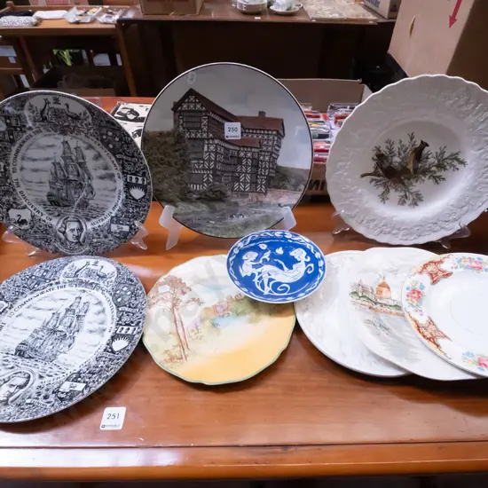 various cabinet and other plates