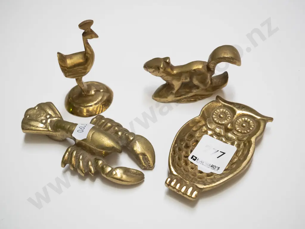 brass animal figurines Image 1++