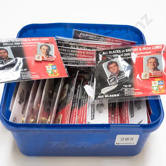 All Blacks, British Lion 2005 pin collections