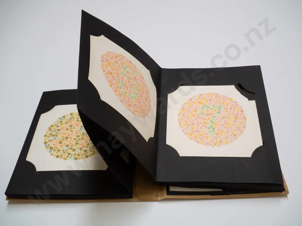 vintage colour blindness test book Image 1++