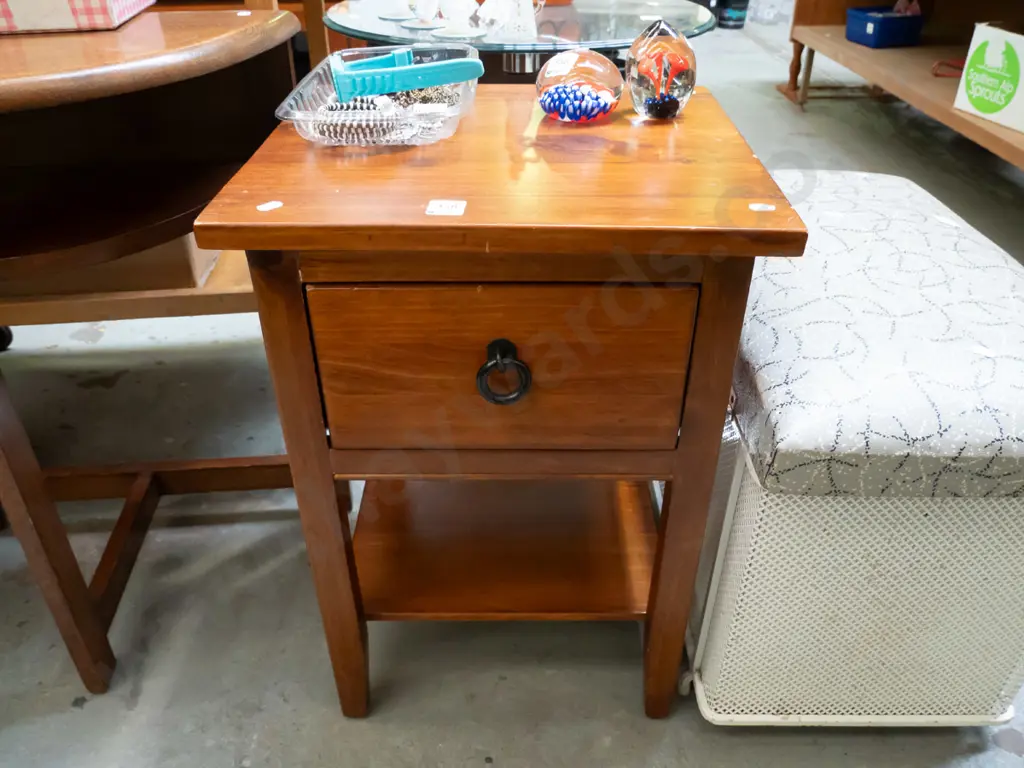 solid pine bedside cabinet Image 1++