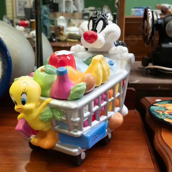 Tweetie Bird biscuit barrel