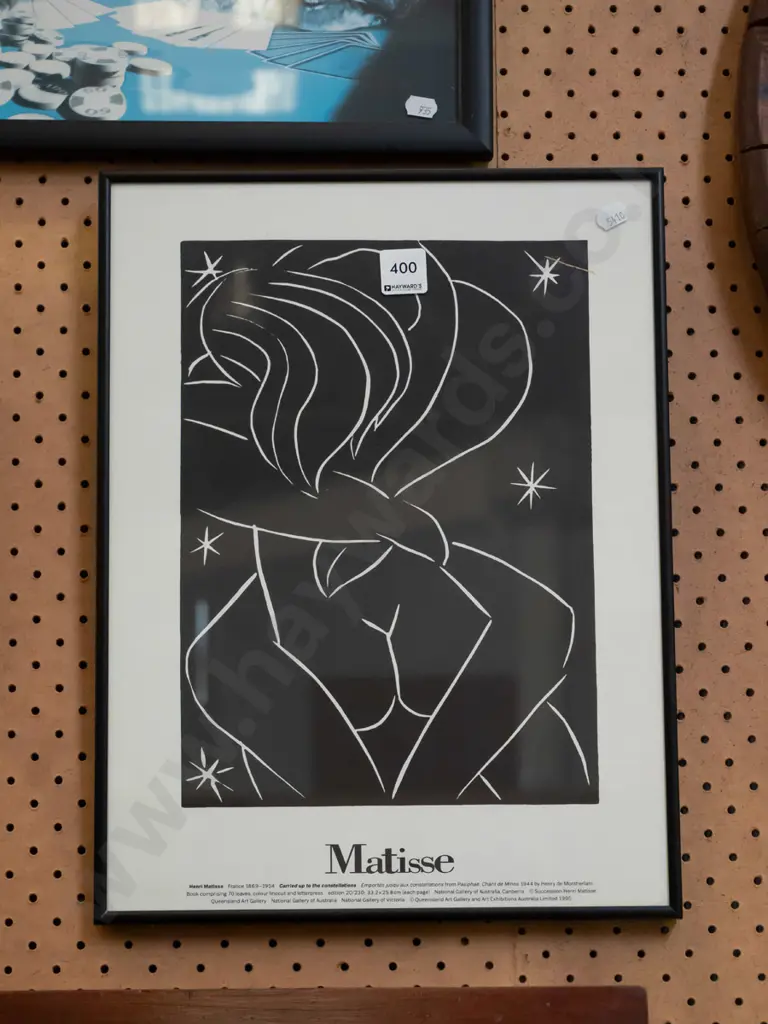 framed Matisse print Image 1++