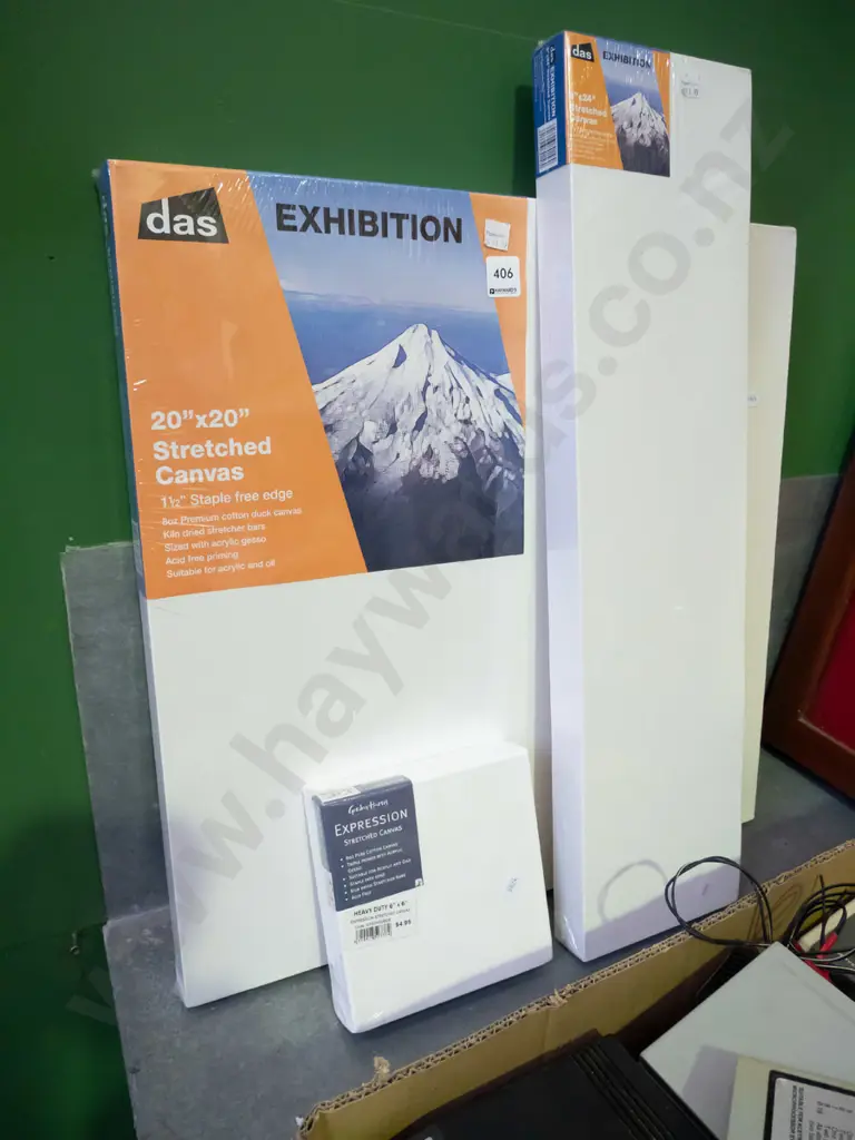 3x as-new artists canvases Image 1++