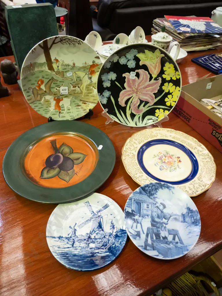4x cabinet plates, 2x delft plates Image 1++