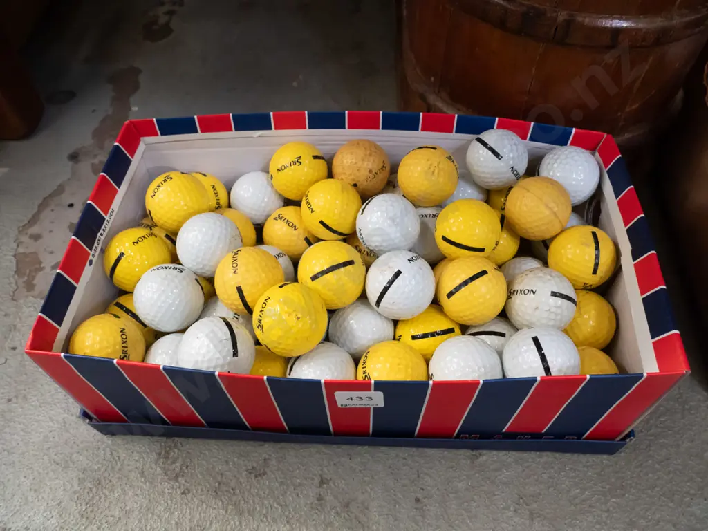 shoe box, driving range golf balls Image 1++