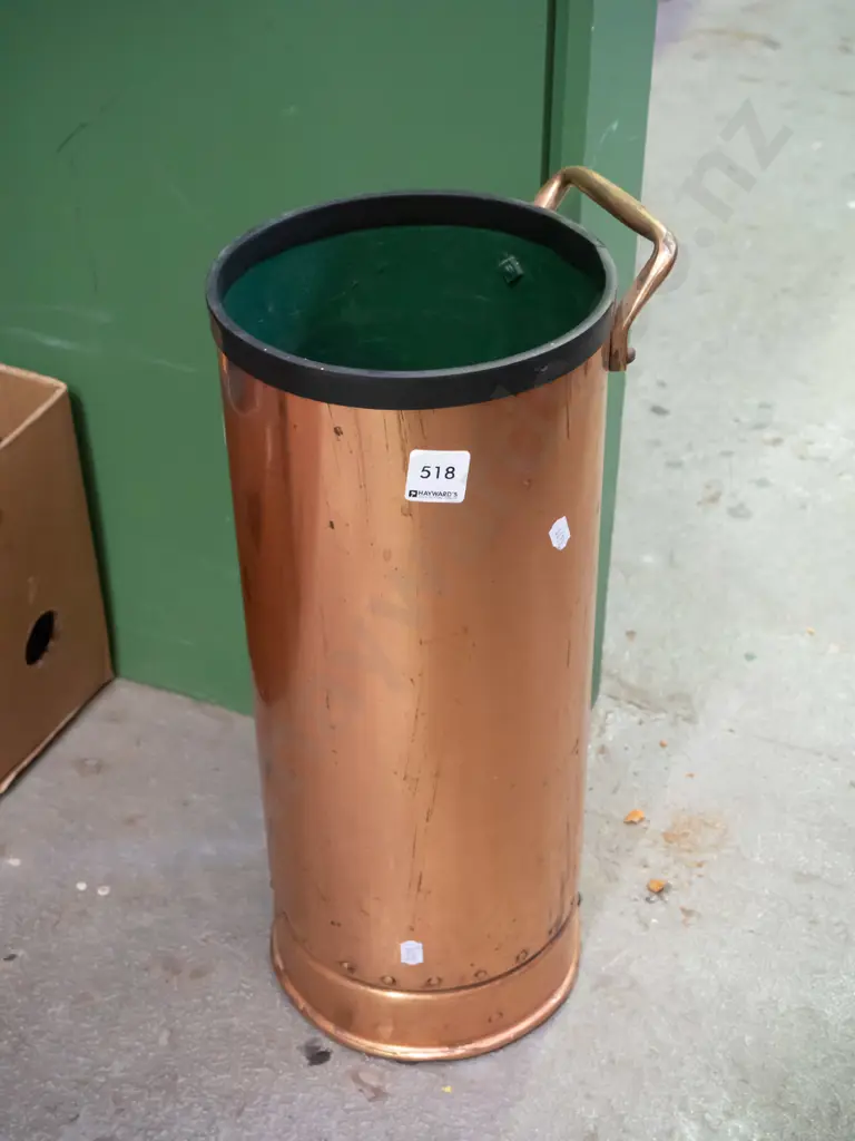 cylindrical copper umbrella stand H-435 Image 1++
