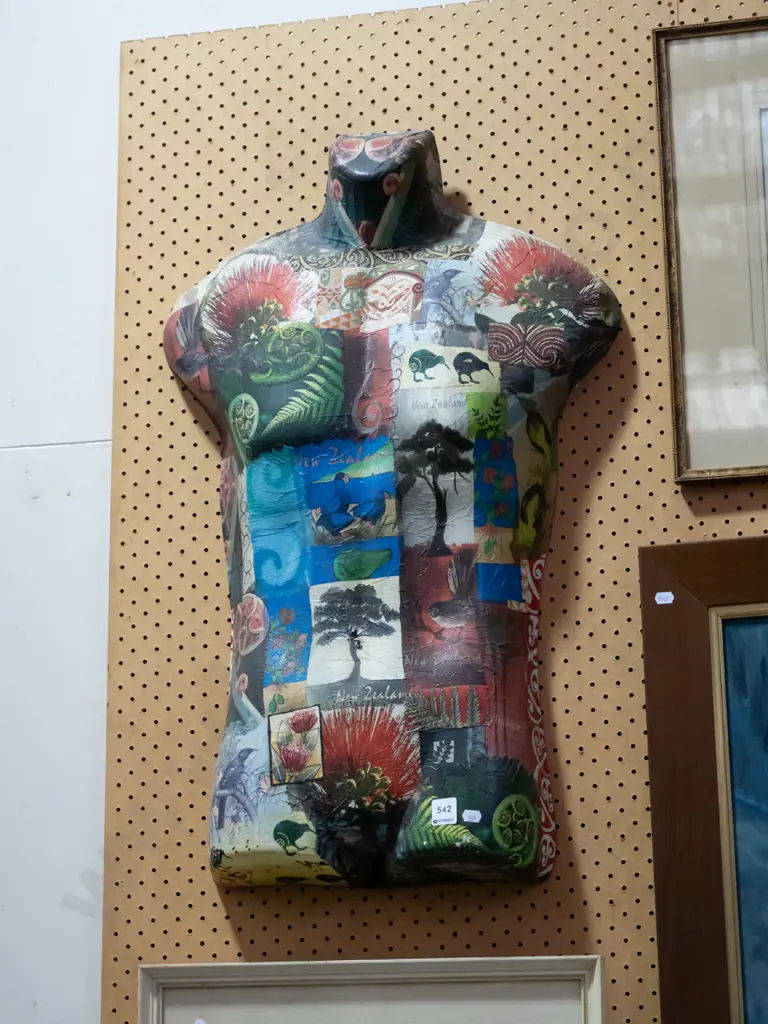 collage on male torso - NZ themed Image 1++