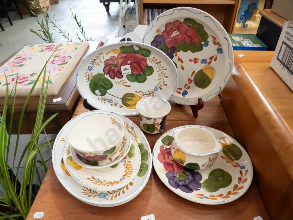 Belle Fiore  & Fleurette items, plates, cups, sugar etc (some wear) Image 1++