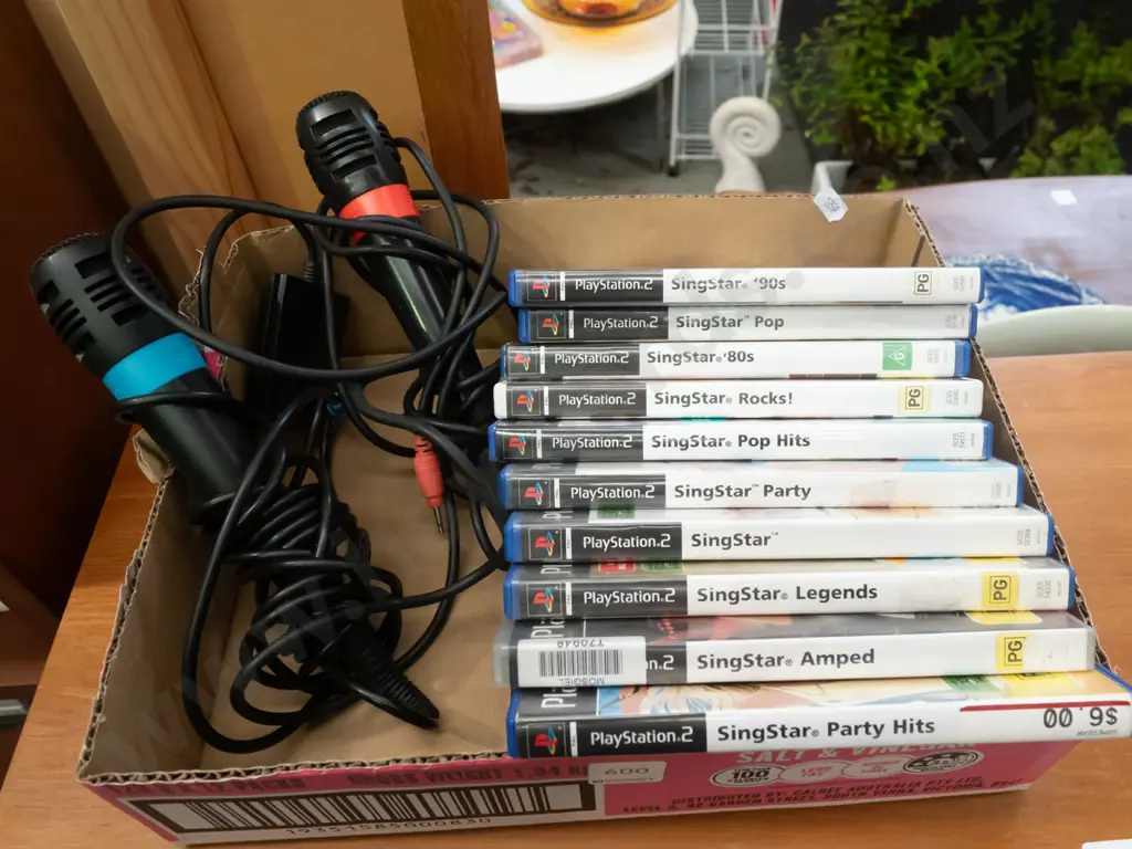 Sing Star Play Station games & microphones Image 1++