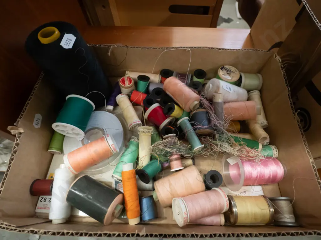 box of sewing thread Image 1++