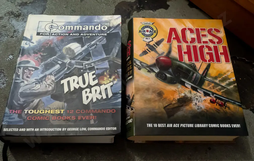 Aces High & Commando hardcover graphic novels Image 1++