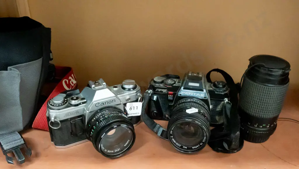 Pentax and Canon 35mm cameras etc Image 1++