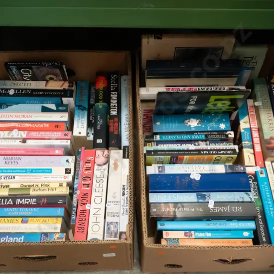 2x boxes of books