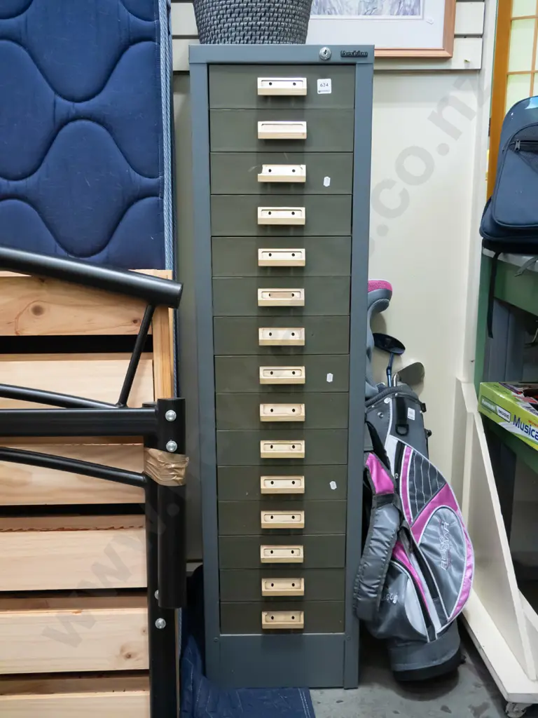 Precision 15 drawer filing cabinet Image 1++