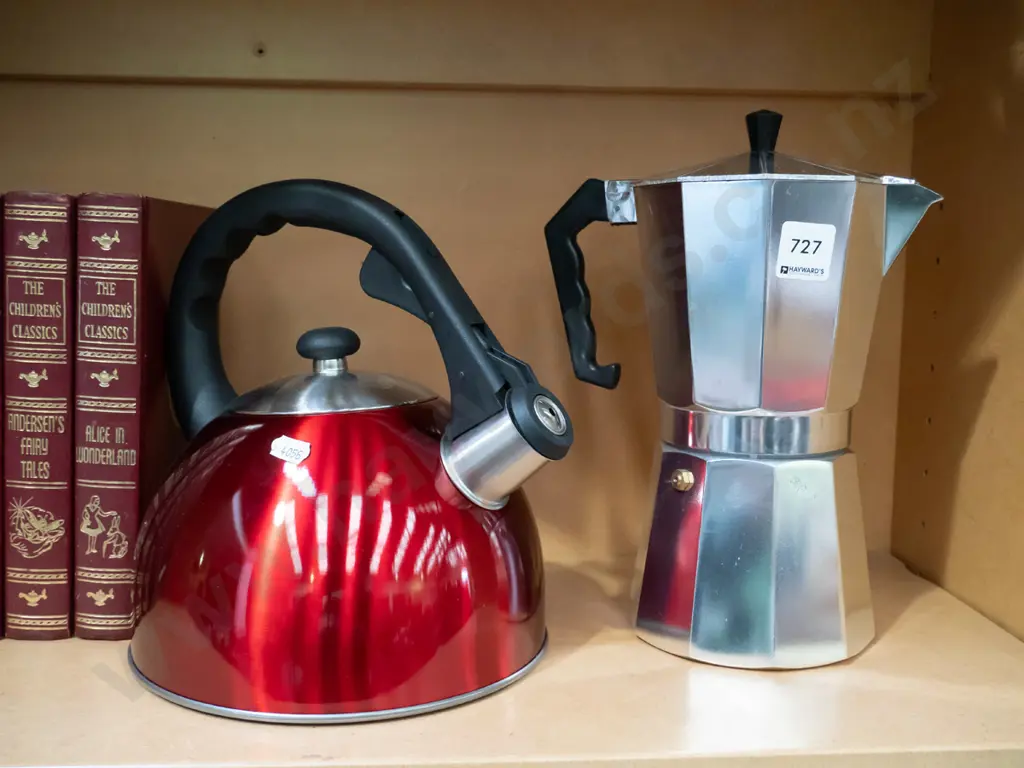 as new stove top espresso and kettle Image 1++
