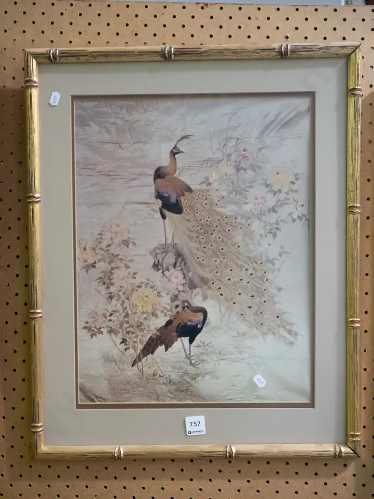 framed print - peacocks Image 1++