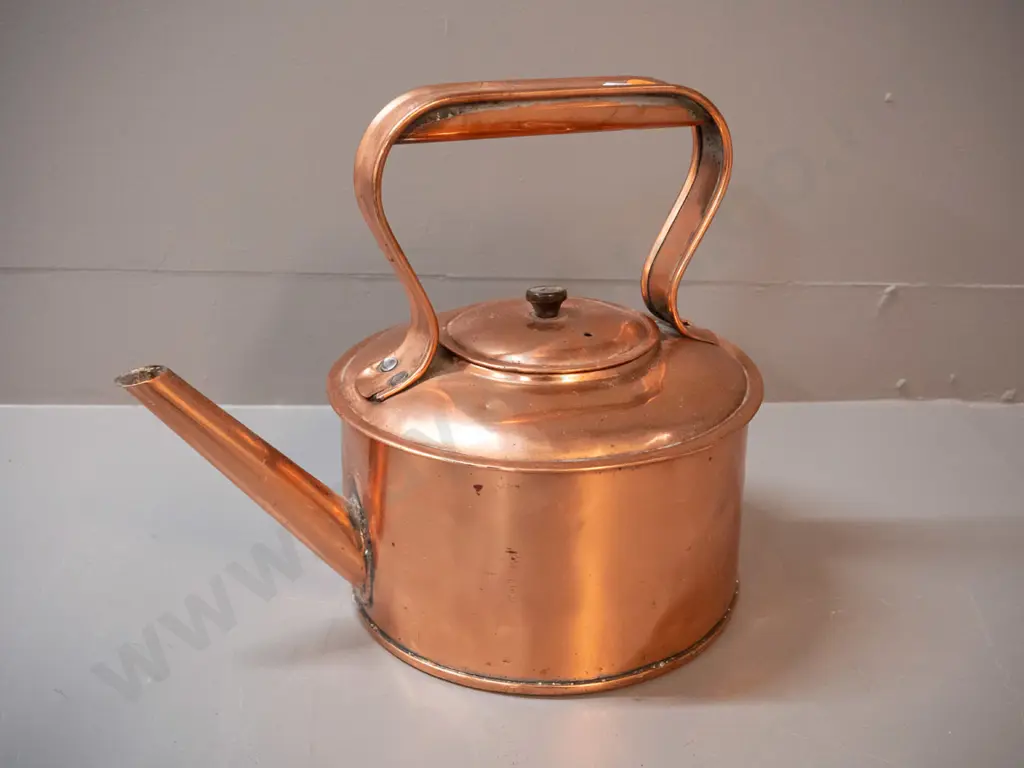 large copper kettle with a few dents H-270 L-300 Image 1++