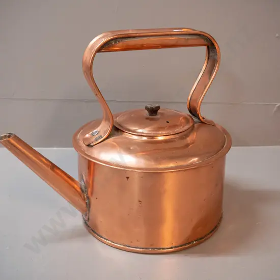 large copper kettle with a few dents H-270 L-300