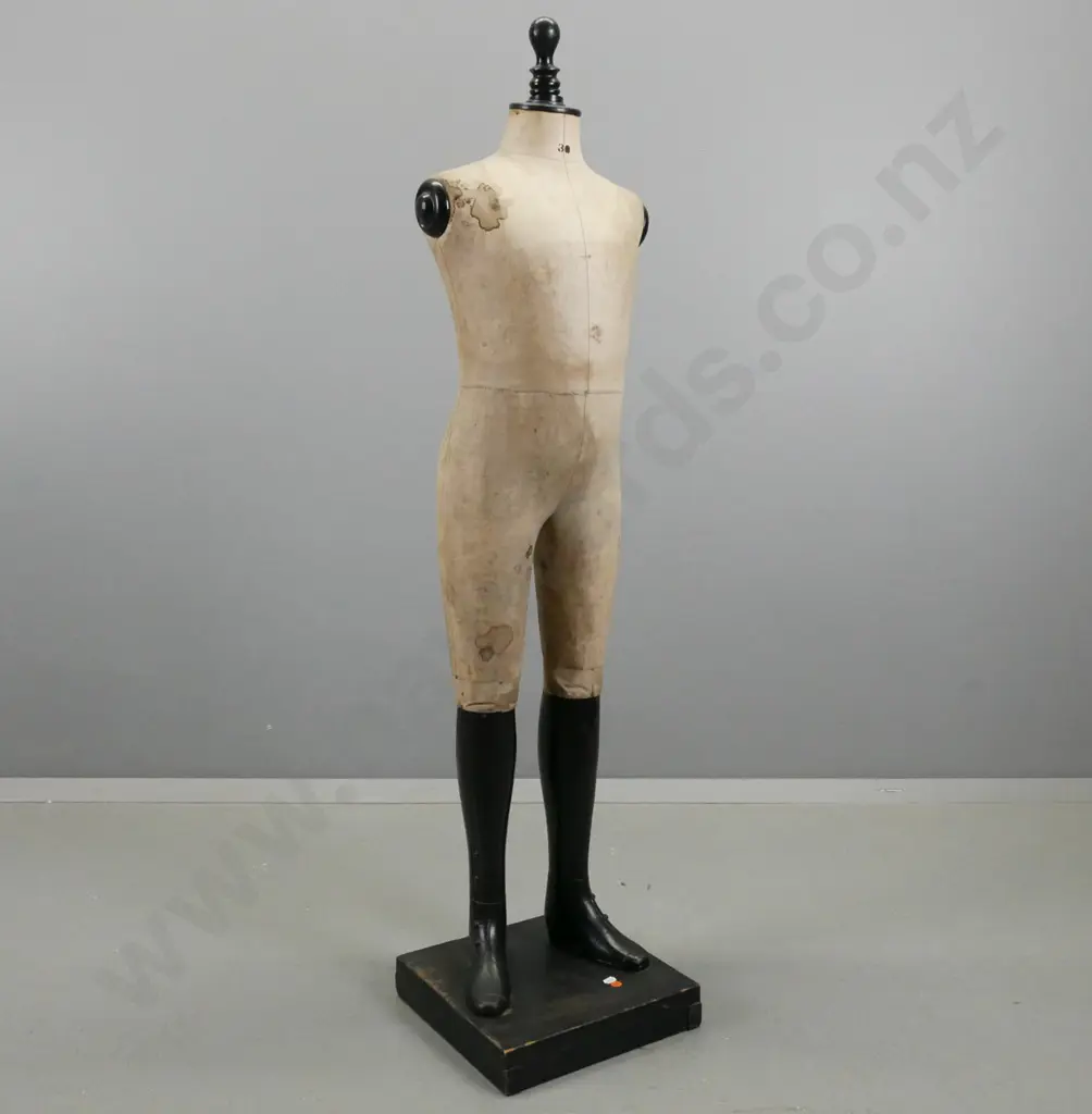 vintage timber and fabric child size shop display mannequin - Harris & Sheldon Ltd. Birmingham - Improved Shape Image 1++