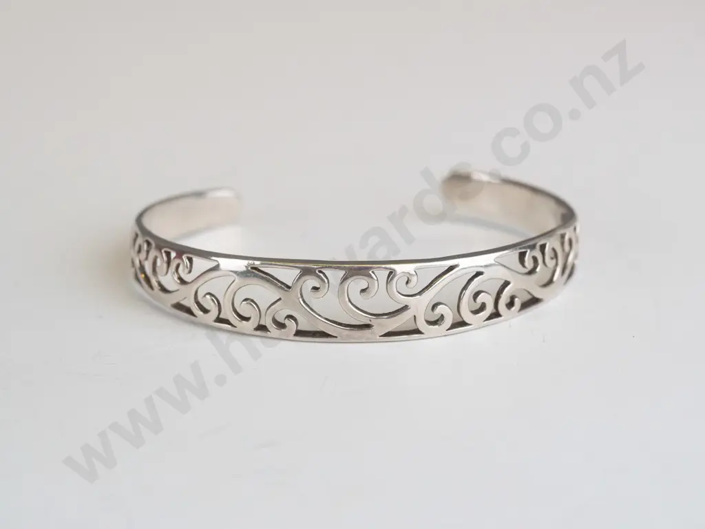 silver cuff bange stamped 925 Image 1++