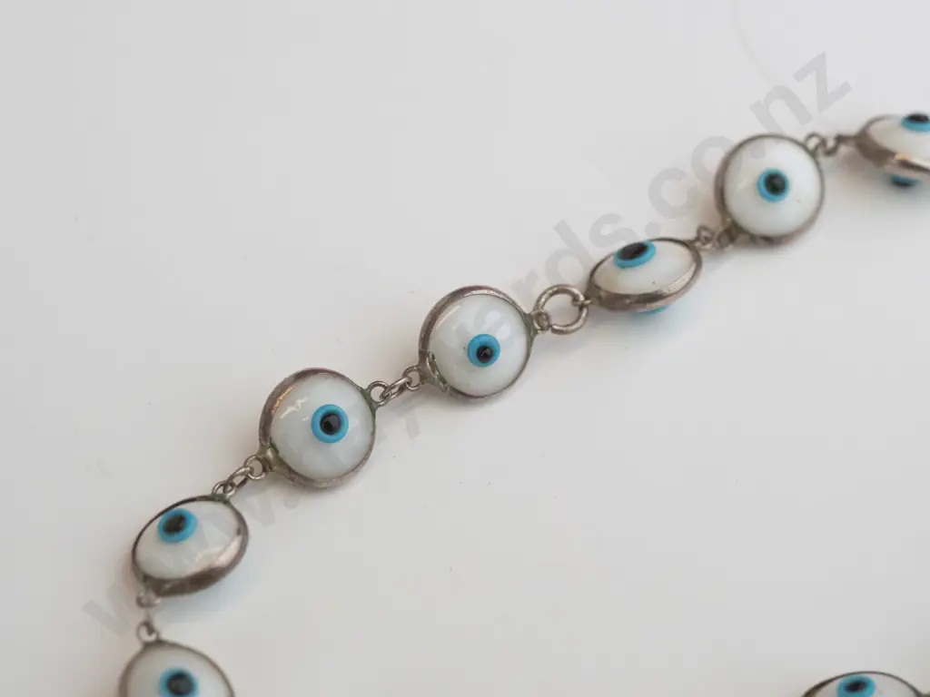 silver beaded bracelet stamped 925 Image 1++